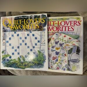 Quilt Lovers Favorites vol. 2 &3 by Better Homes and Gardens great condition
